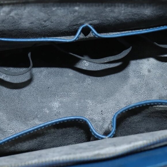 LOUIS VUITTON Epi Riviera Hand Bag Blue M48185 LV Auth 150103 - Picture 10 of 16